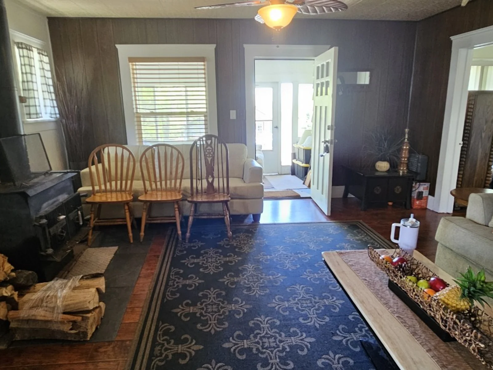 Living room before the property refresh